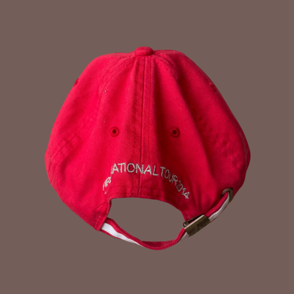 Kinky Boots Tour Hat | Red Embroidered | OSFA | Vintage - Picture 2 of 3